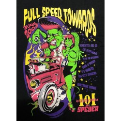 T-shirt Full Speed Towards - Psychobilly Speyer, original festival shirt