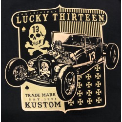 T-shirt Lucky 13 - Skull -...