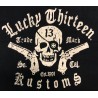 T-shirt Lucky 13 - Skull - Guns