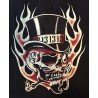 Shirt Lucky - Skull - Flames