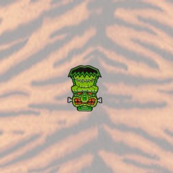 Sourpuss Tiki Monster enamel pin (Frankenstein)