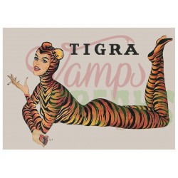 Tigra Girl poster - tijger