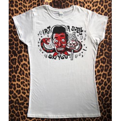 Girlie Ringer T-shirt Screamin' Jay Hawkins - I Put A Spell On You